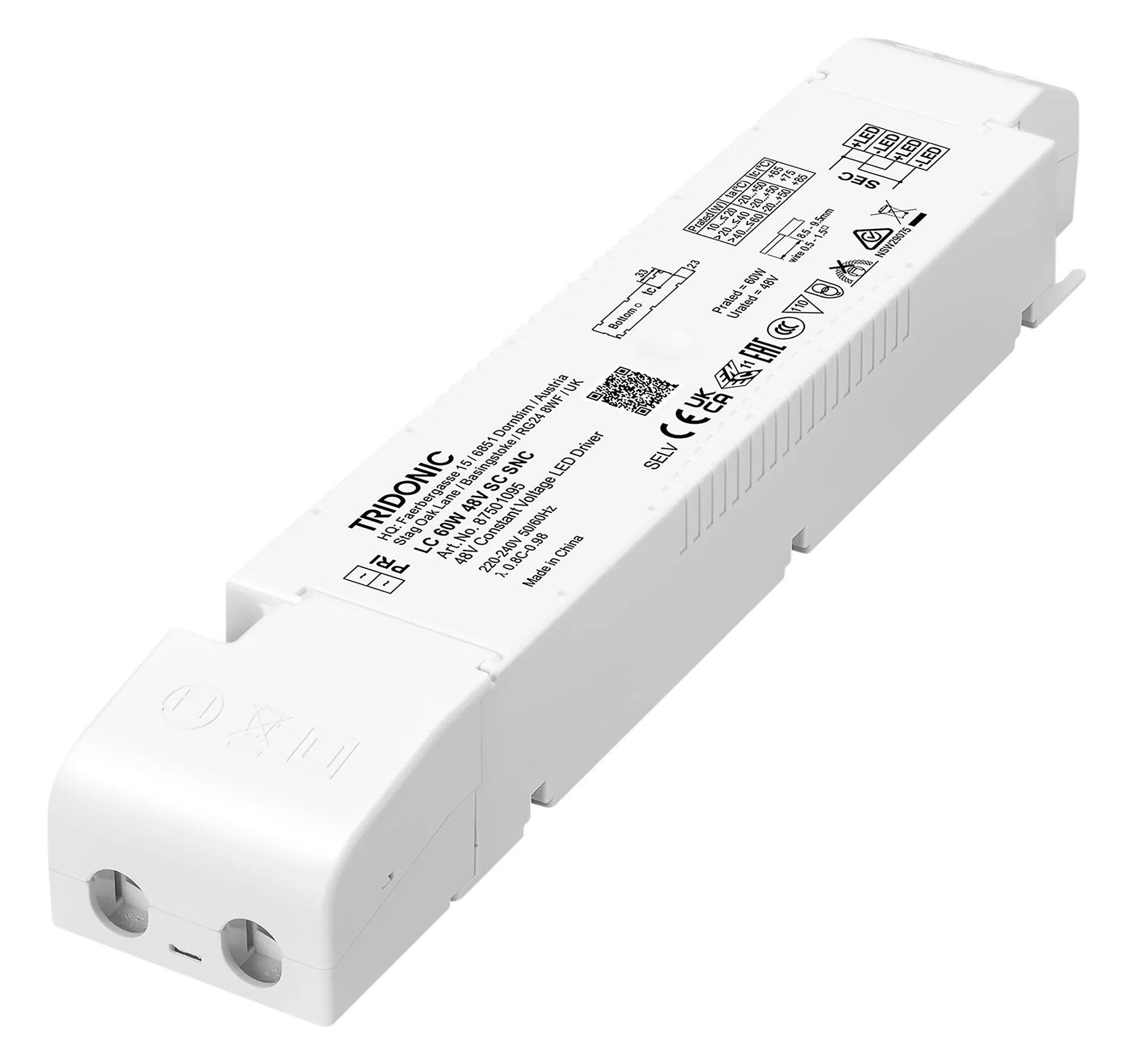 60W 48V SC SNC ESSENCE Constant Voltage LED Driver